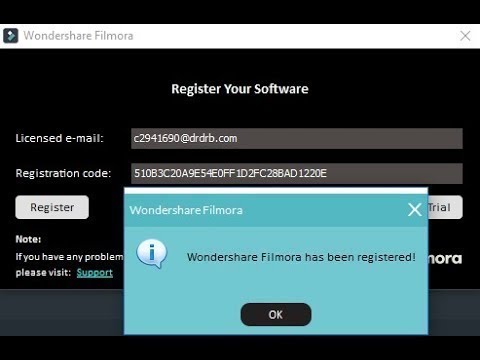 Filmora Registration Code For Mac